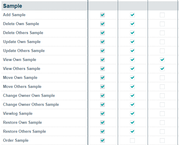 Order Sampling Supplies