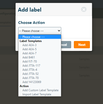 Zebra label template